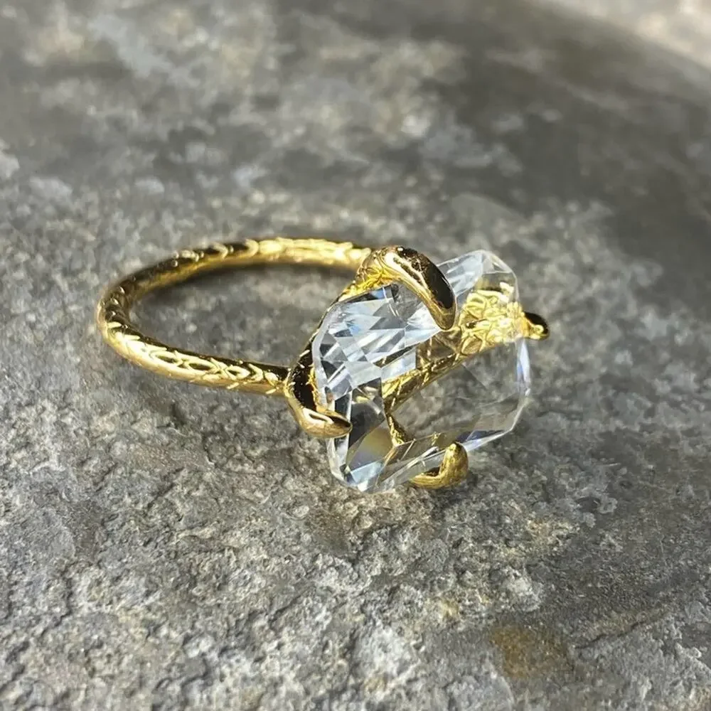 NEW From Fire Gemstone Statement Ring - Picture 5 of 16